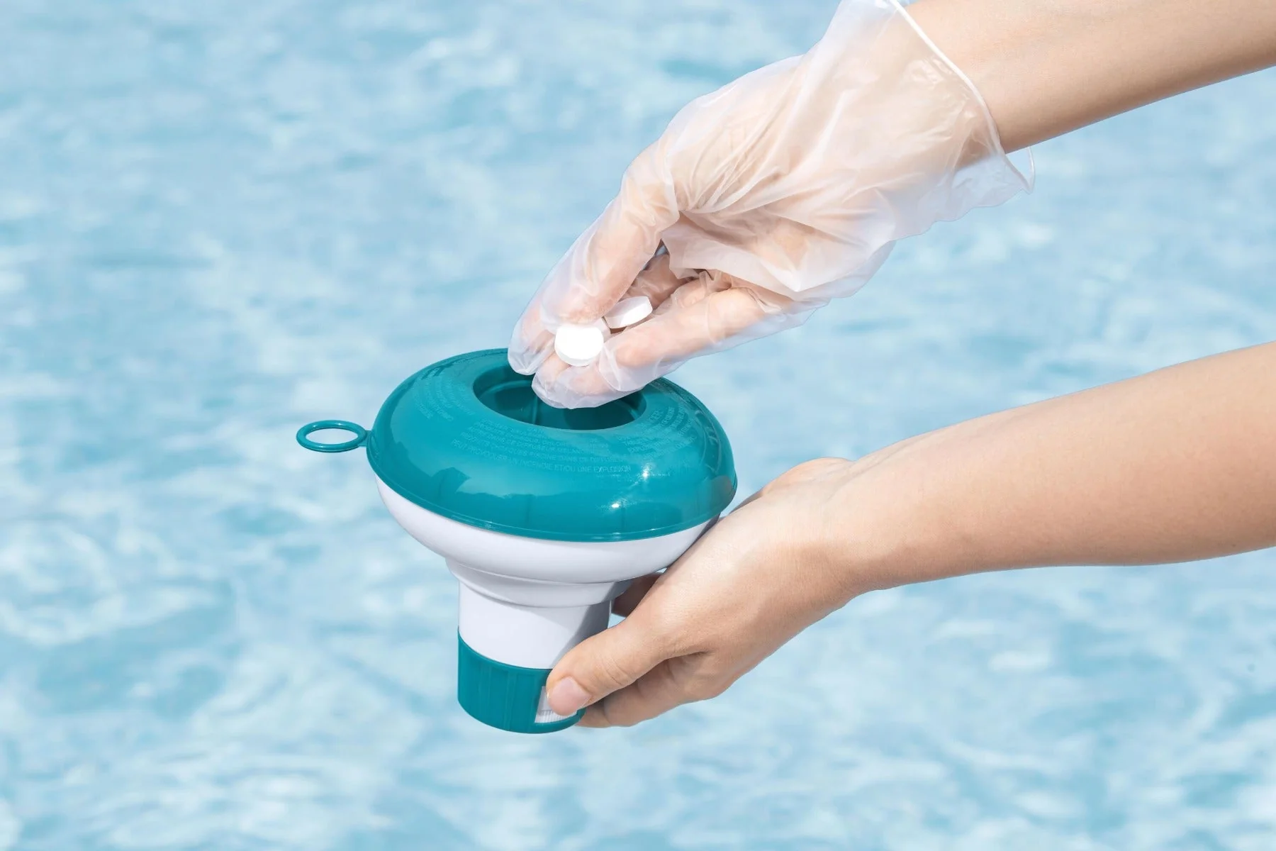 Pool & Hot Tub Chlorine Dispenser 5" Chemical Floater - Image 6