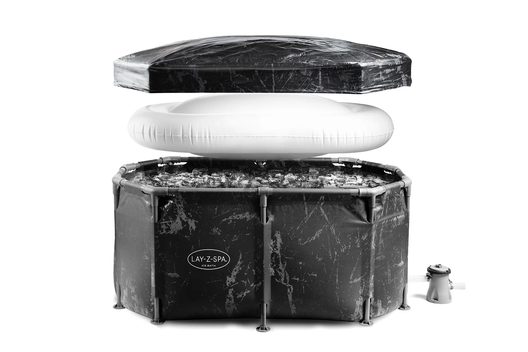 Glacial Dip™ Ice Bath Cold Plunge Recovery Tub with Pump - Image 3