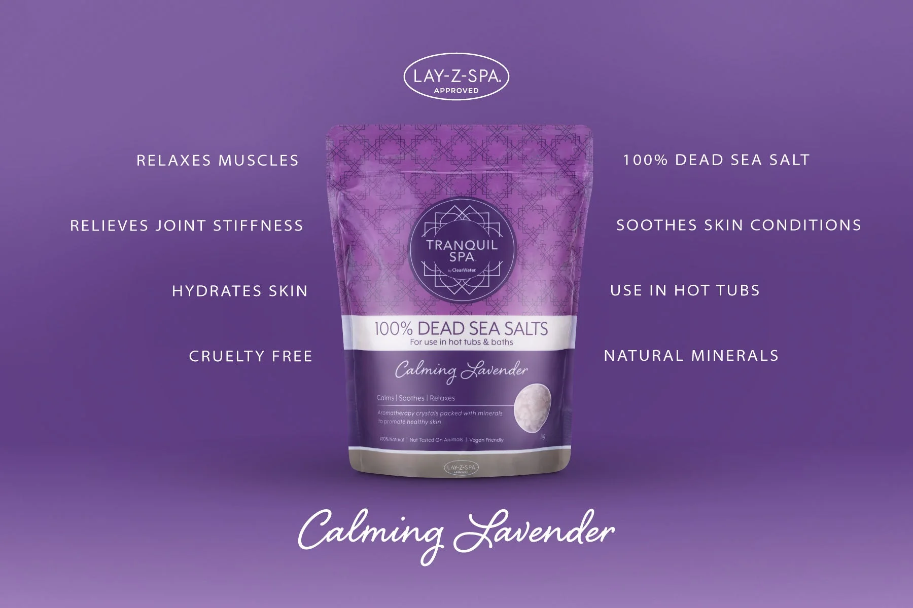 Tranquil Spa Dead Sea Salts - Lavender - Image 4