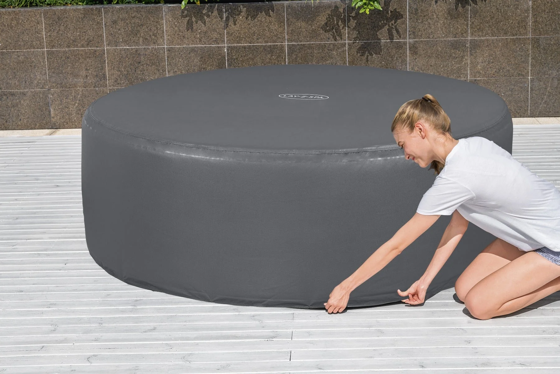 Round Thermal Hot Tub Cover - Small 180cm x 66cm - Image 5